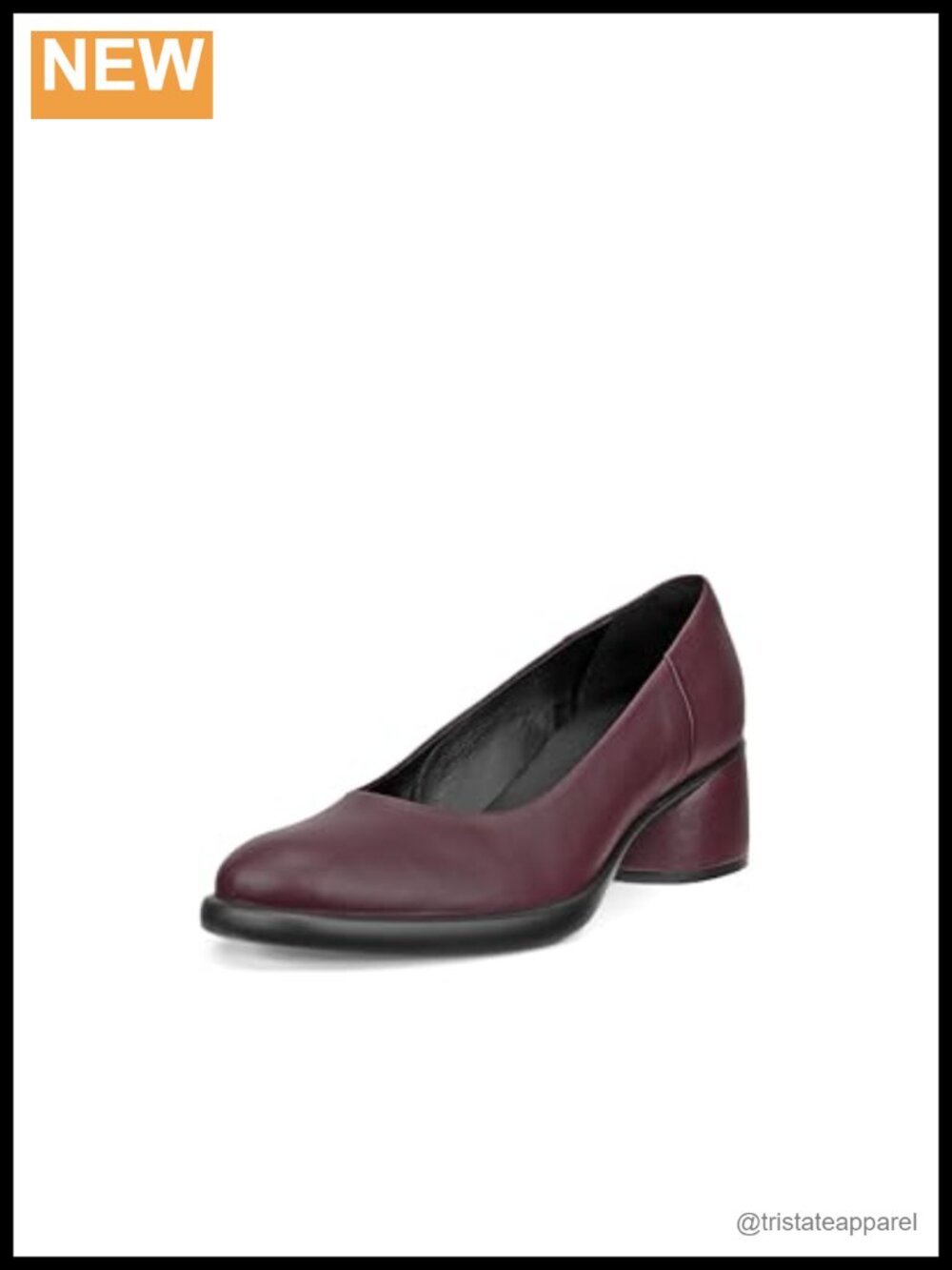ECCO Sculpted Luxury 35MM Modern Pump | Leather Block Heel